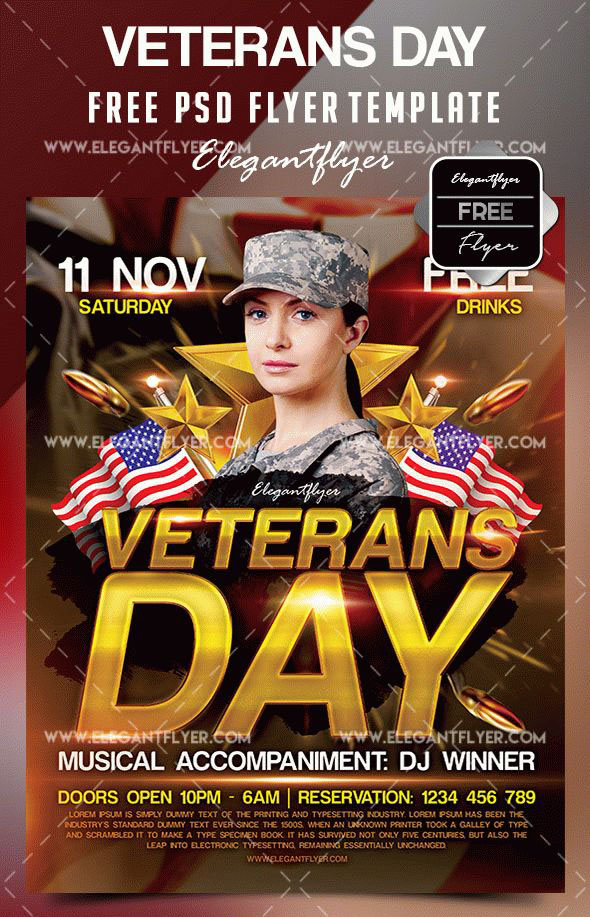 Detail Army Flyer Template Nomer 27