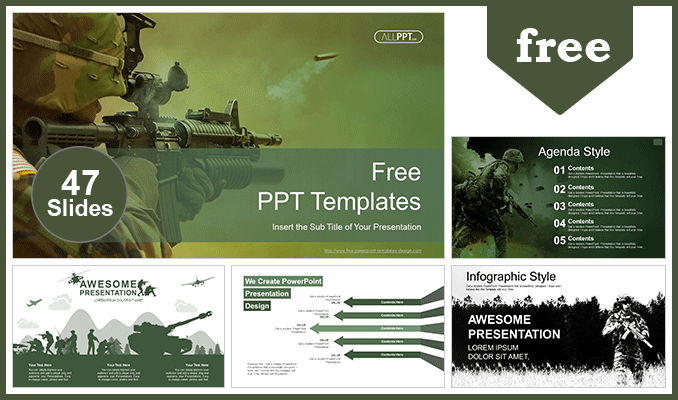 Army Powerpoint Template - KibrisPDR