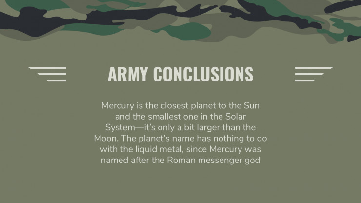 Detail Army Powerpoint Template Nomer 13