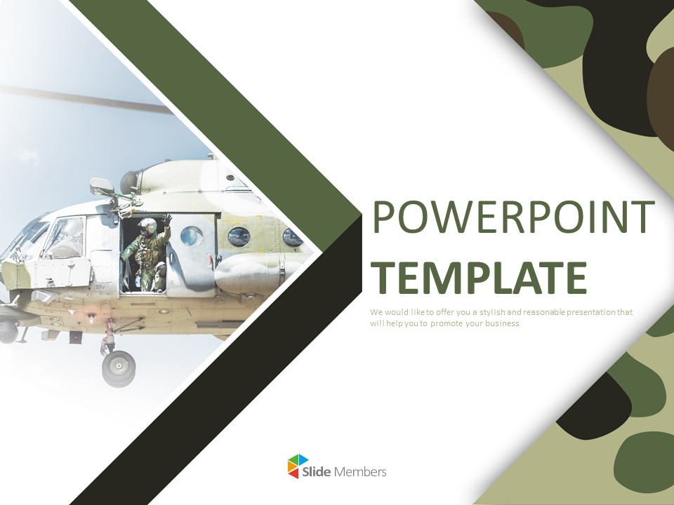 Detail Army Powerpoint Template Nomer 21