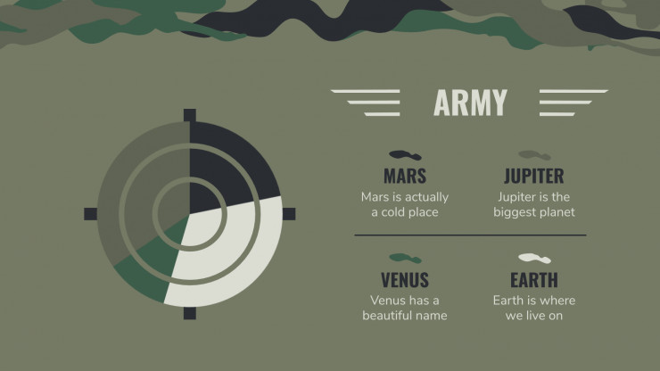 Detail Army Powerpoint Template Nomer 24