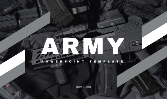 Detail Army Powerpoint Template Nomer 28