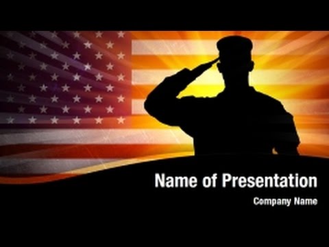 Detail Army Powerpoint Template Nomer 30