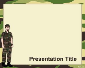 Detail Army Powerpoint Template Nomer 4