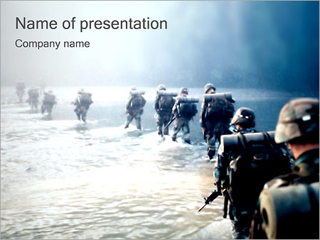 Detail Army Powerpoint Template Nomer 46