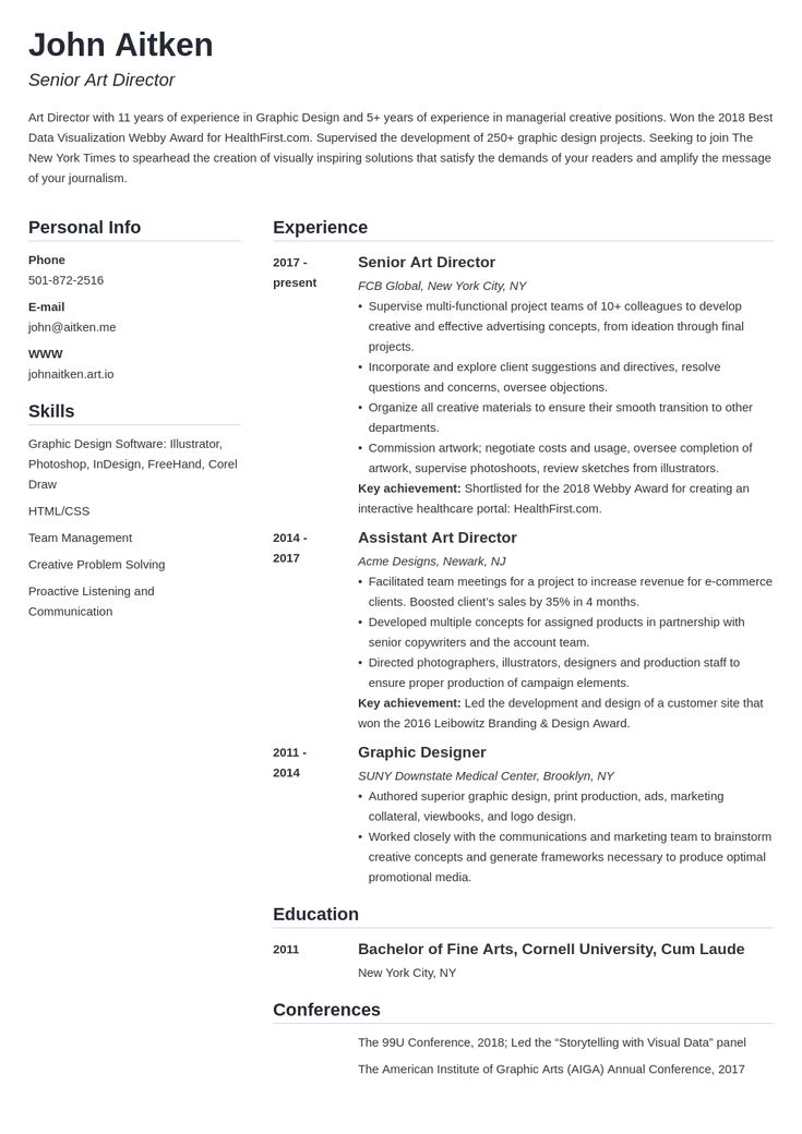 Detail Art Director Job Description Template Nomer 31