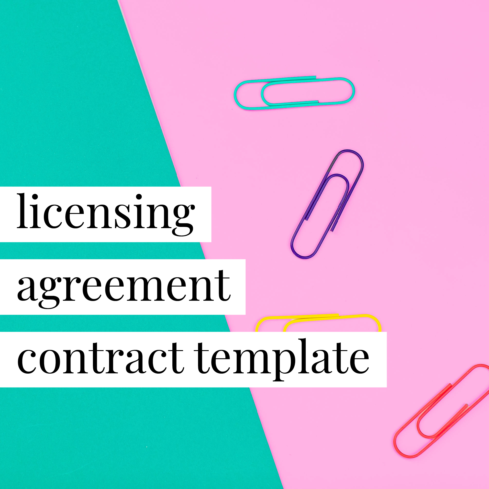 Detail Art Licensing Agreement Template Nomer 3