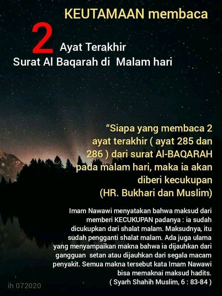 Detail Arti Ayat Terakhir Surat Al Baqarah Nomer 30