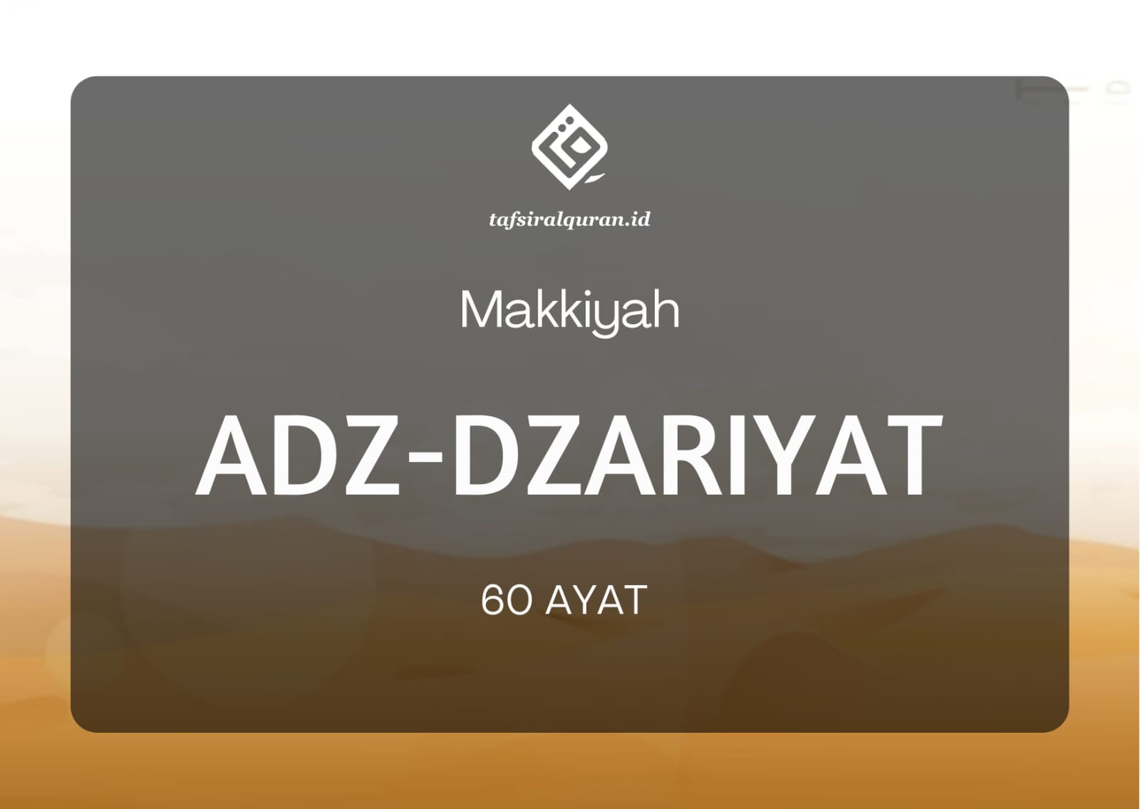 Detail Arti Dari Surat Az Zariyat Ayat 56 Nomer 37