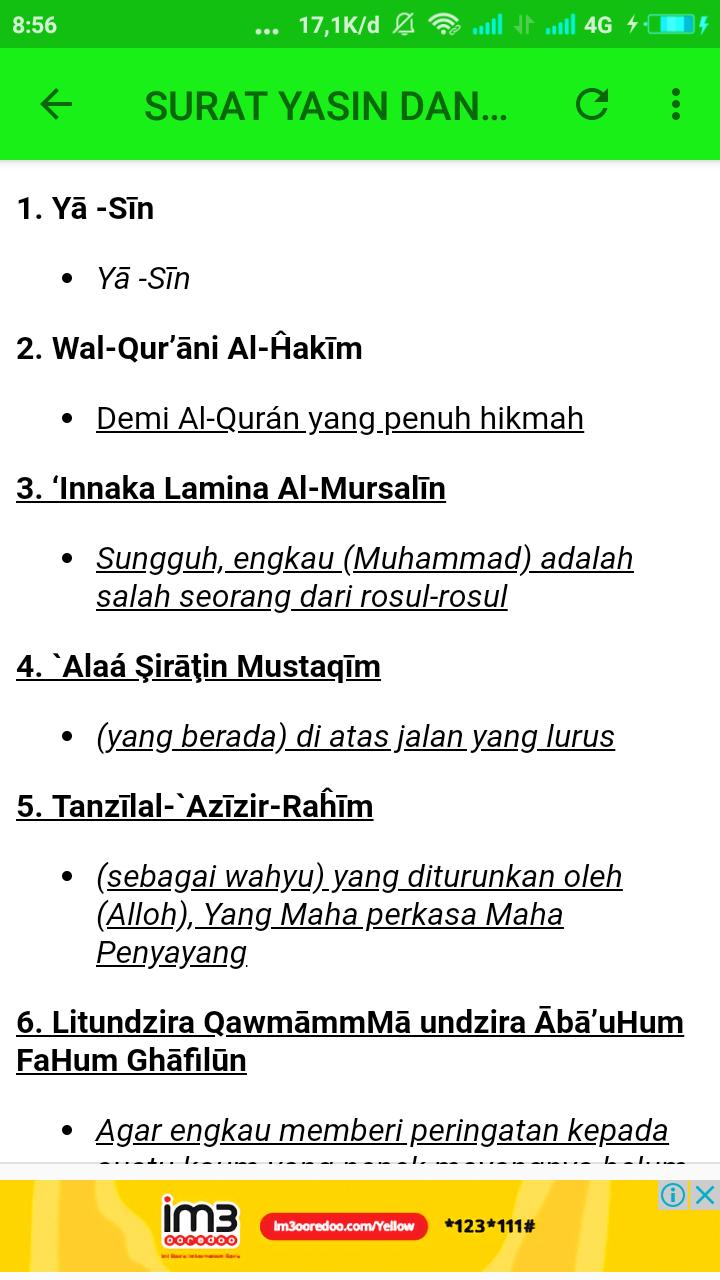 Detail Arti Dari Surat Yasin Nomer 7