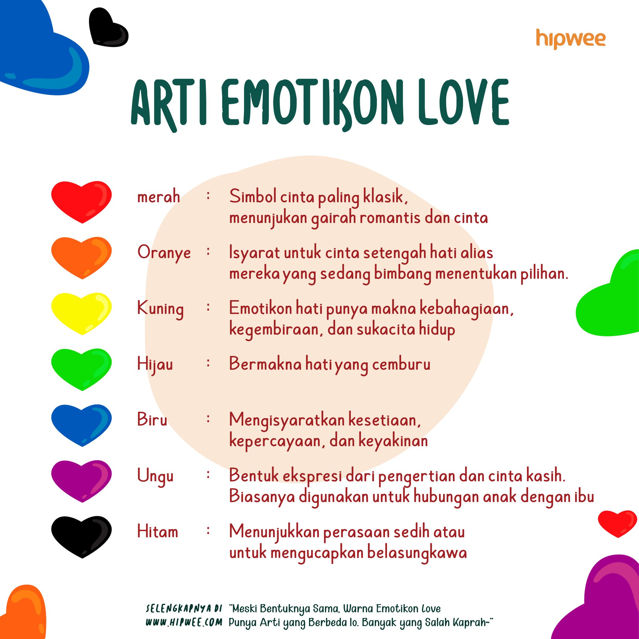 Detail Arti Emoticon Love Warna Biru Nomer 17