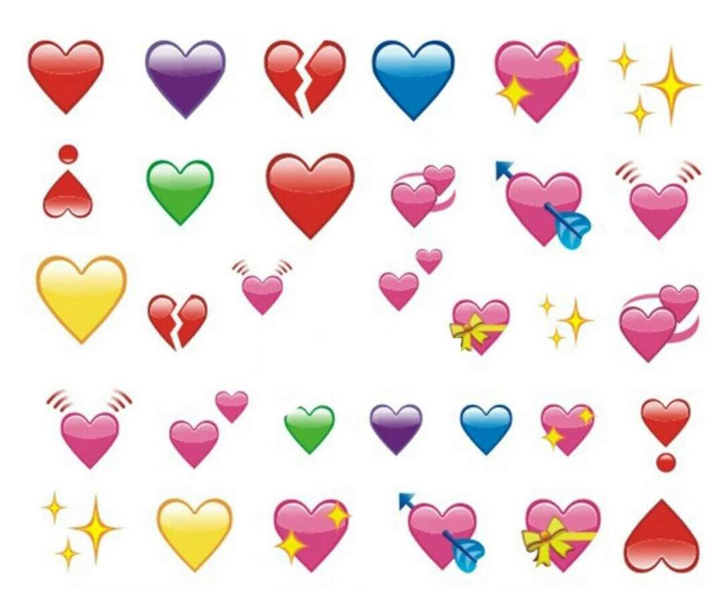 Detail Arti Emoticon Love Warna Warni Nomer 16