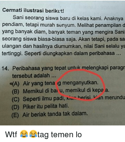 Detail Arti Peribahasa Air Beriak Tanda Tak Dalam Nomer 27