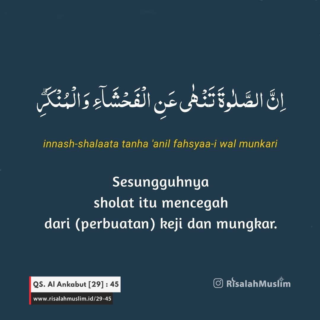 Detail Arti Surat Al Ankabut Ayat 45 Nomer 2