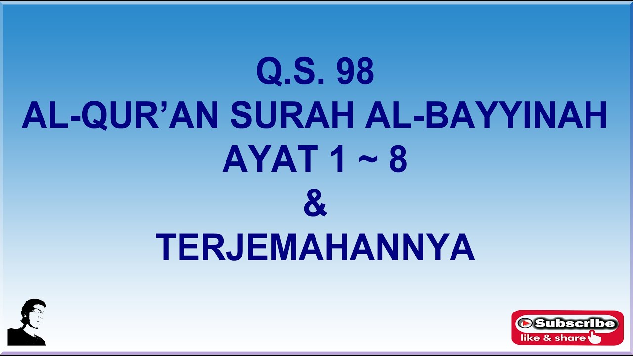 Detail Arti Surat Al Bayyinah Ayat 1 8 Nomer 22