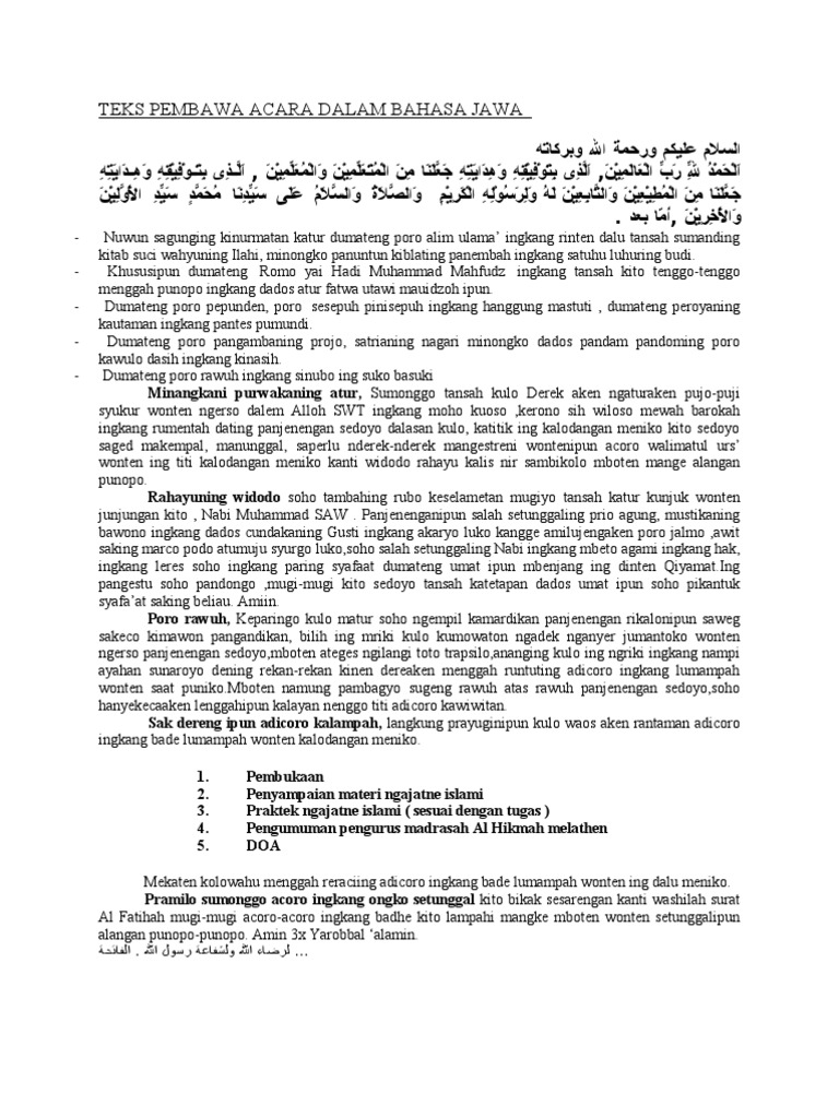 Detail Arti Surat Al Fatihah Bahasa Jawa Nomer 41