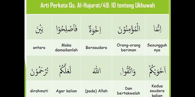 Detail Arti Surat Al Hujurat Ayat 12 Nomer 10