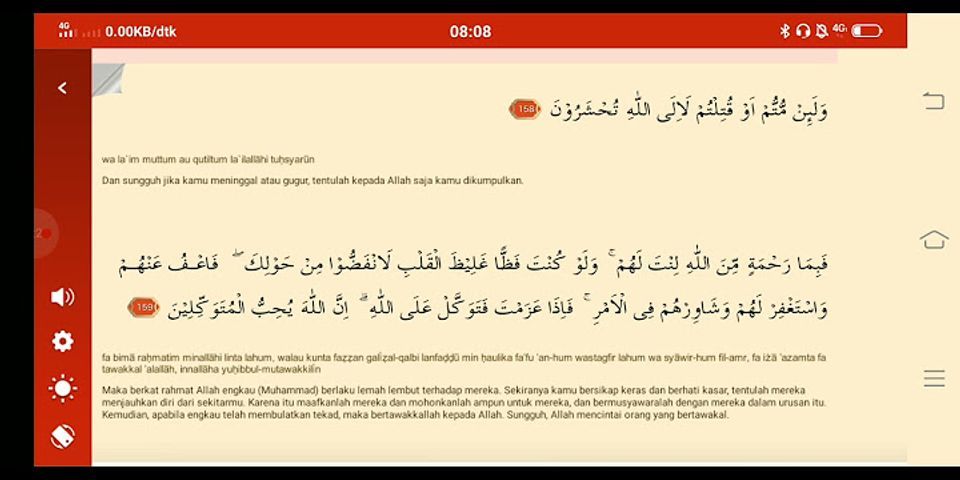 Detail Arti Surat Al Imran Ayat 159 Nomer 46