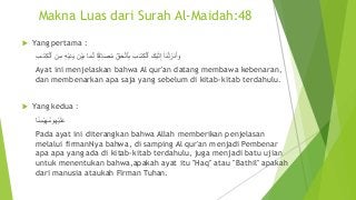 Detail Arti Surat Al Maidah Ayat 48 Nomer 26