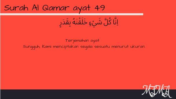 Arti Surat Al Qamar Ayat 49 - KibrisPDR