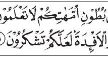 Detail Arti Surat An Nahl Ayat 78 Nomer 47