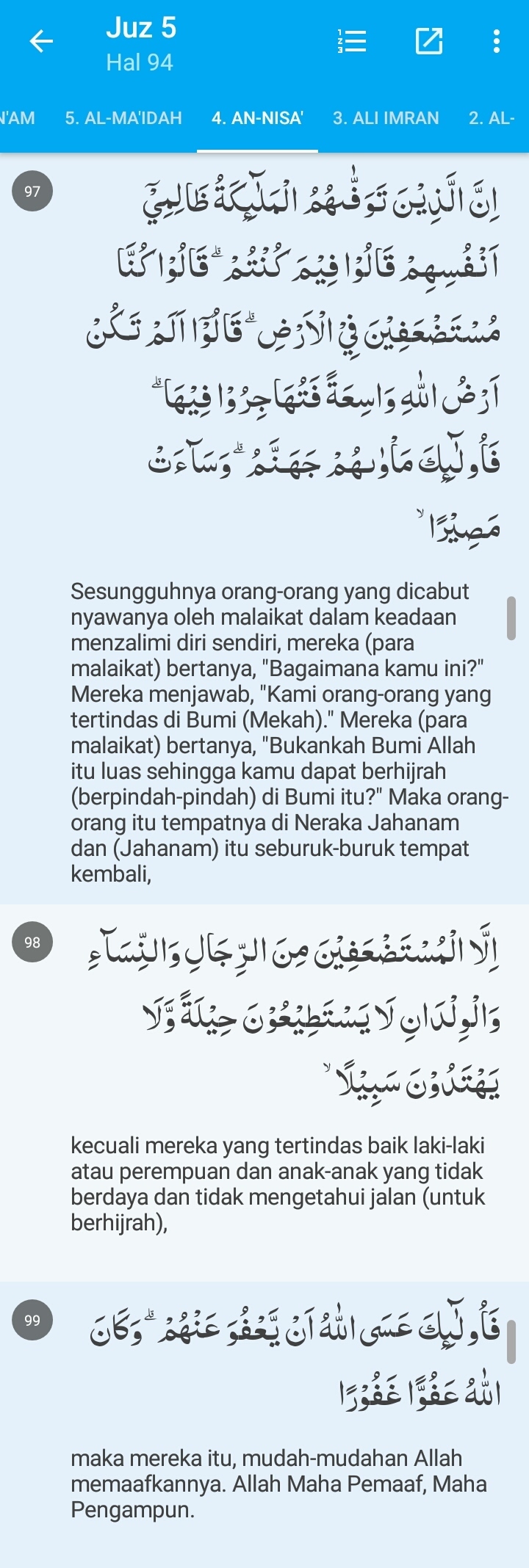 Detail Arti Surat Annisa Ayat 1 Nomer 30