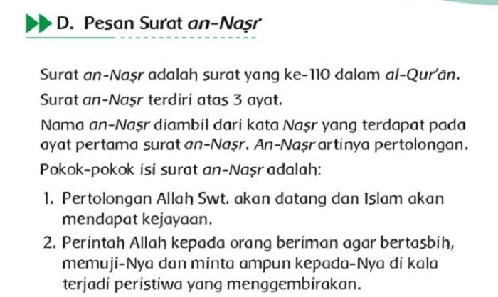 Detail Arti Surat Idza Ja Anasrullah Nomer 48