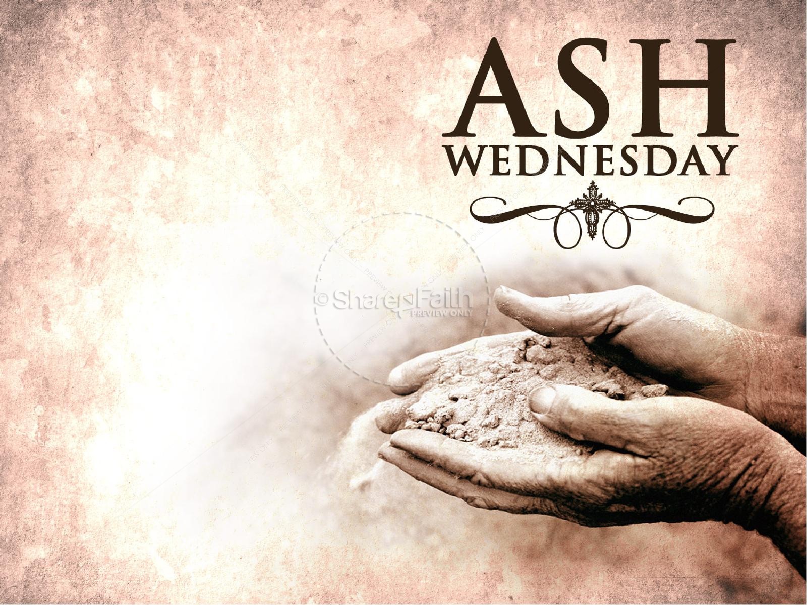 Download Ash Wednesday Powerpoint Template Nomer 5