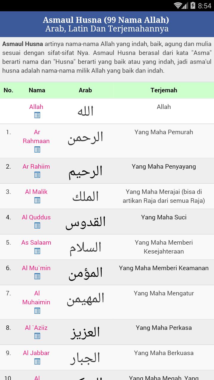 Detail Asmaul Husna Gambar Dan Artinya Nomer 38