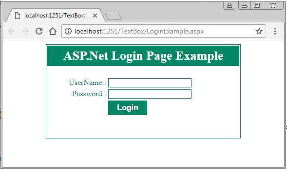 Detail Asp Net Login Page Template Nomer 3