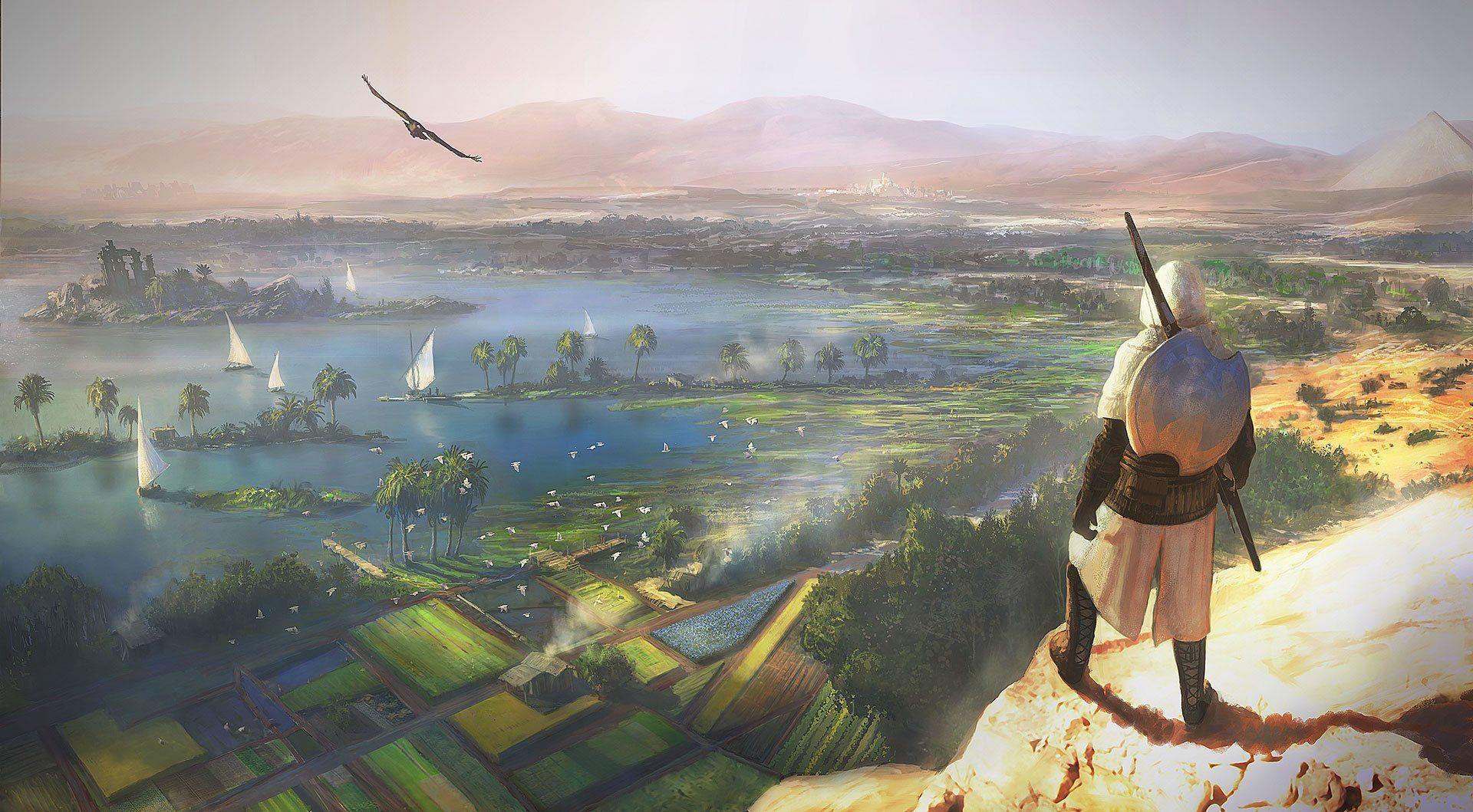 Detail Assassin S Creed Origins Wallpaper 4k Nomer 20
