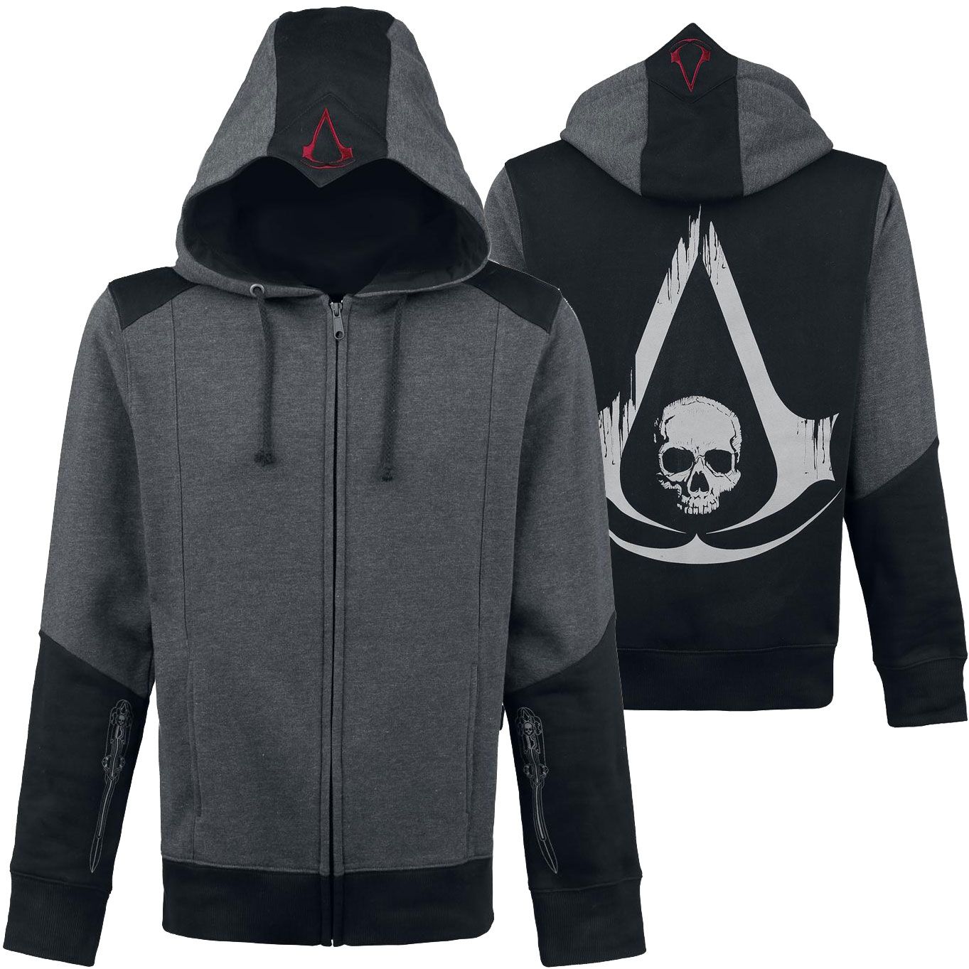 Detail Assassins Creed Black Flag Hoodie Nomer 5