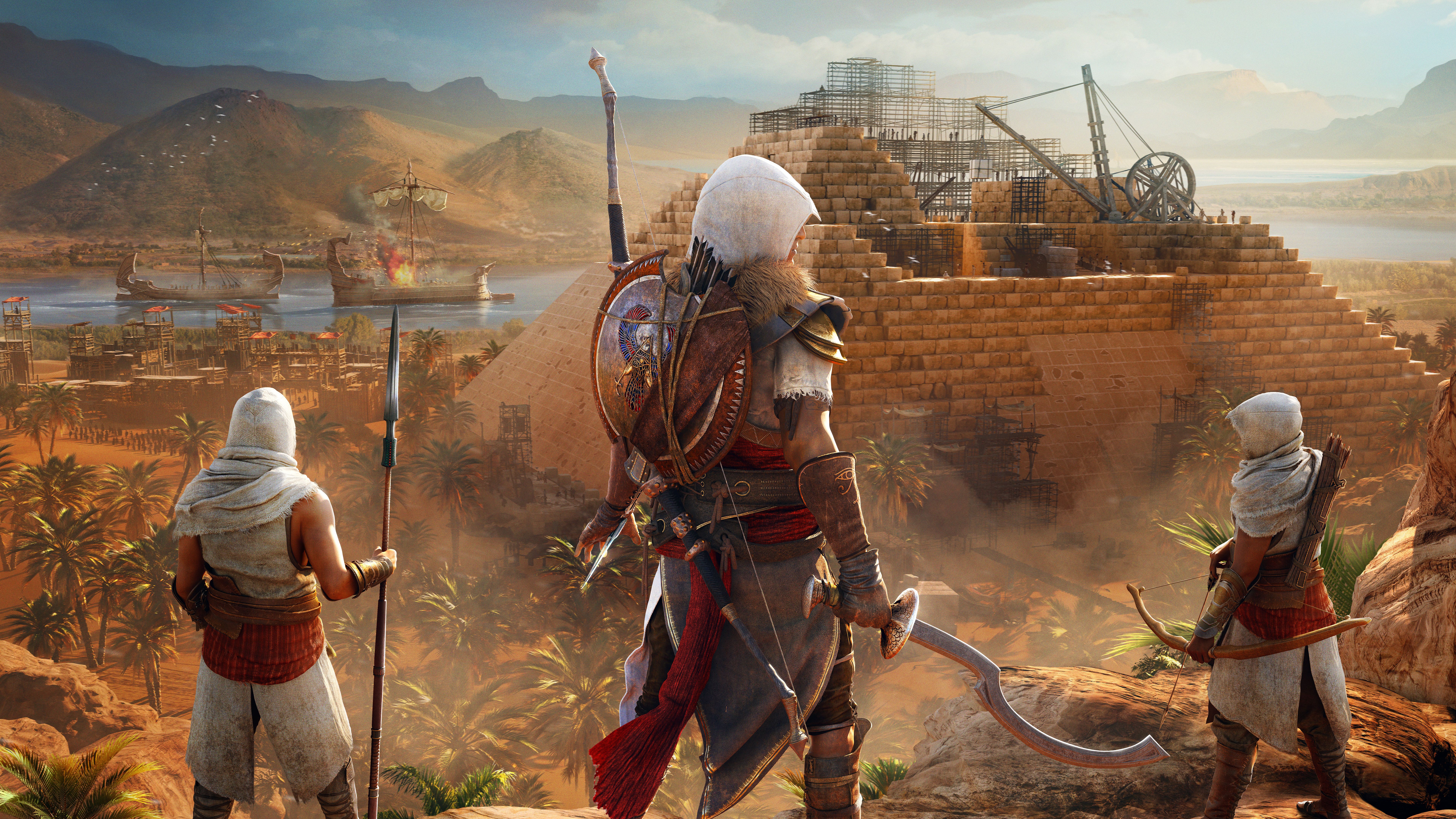 Detail Assassins Creed Origins Wallpaper 4k Nomer 12