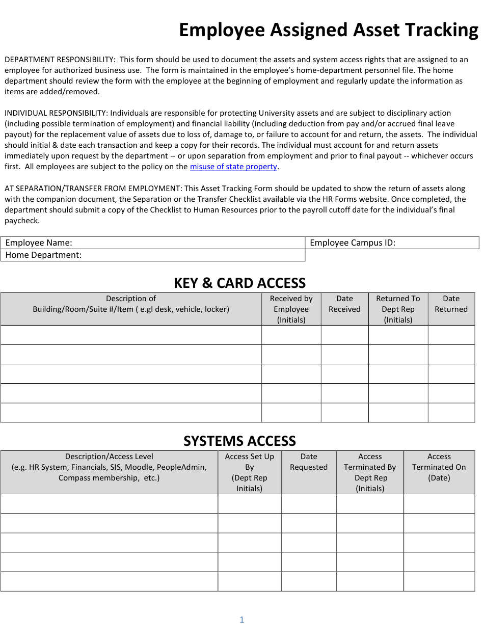 Detail Asset Form Template Nomer 10