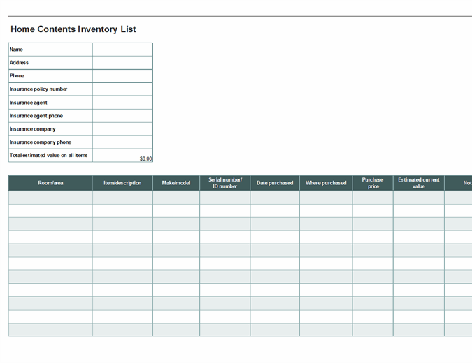 Detail Asset Management Spreadsheet Template Free Nomer 18