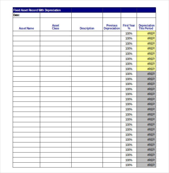 Detail Asset Management Spreadsheet Template Free Nomer 7