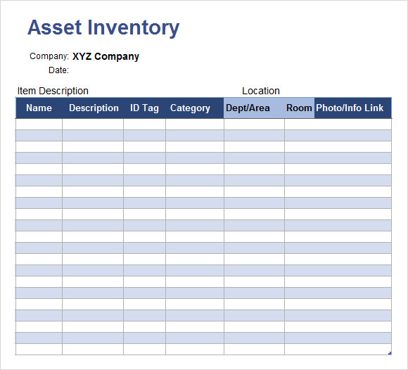 Detail Asset Template Excel Nomer 16