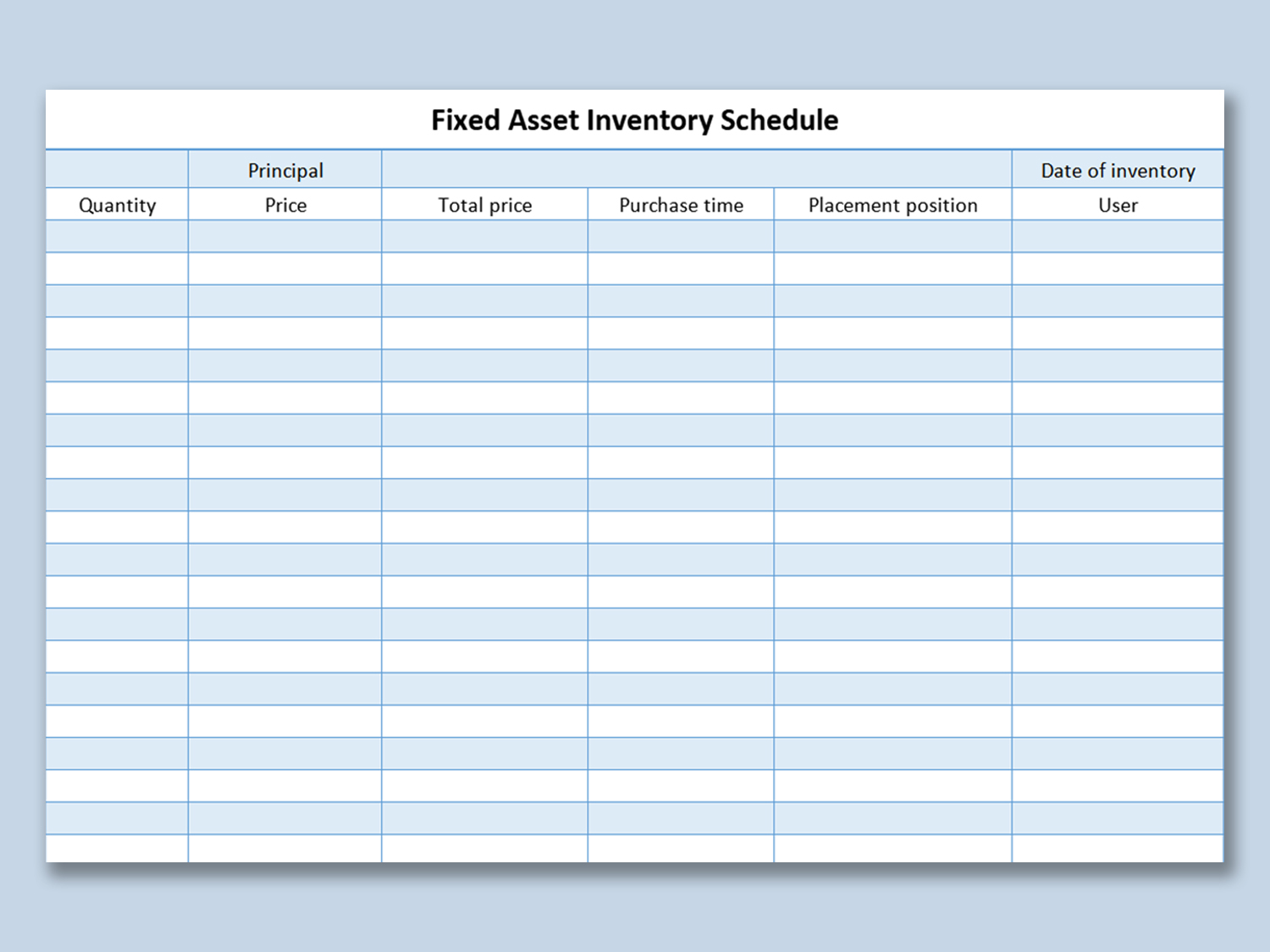 Detail Asset Template Excel Nomer 21