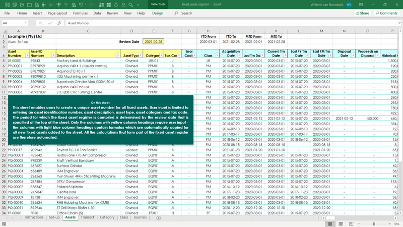 Detail Asset Template Excel Nomer 31