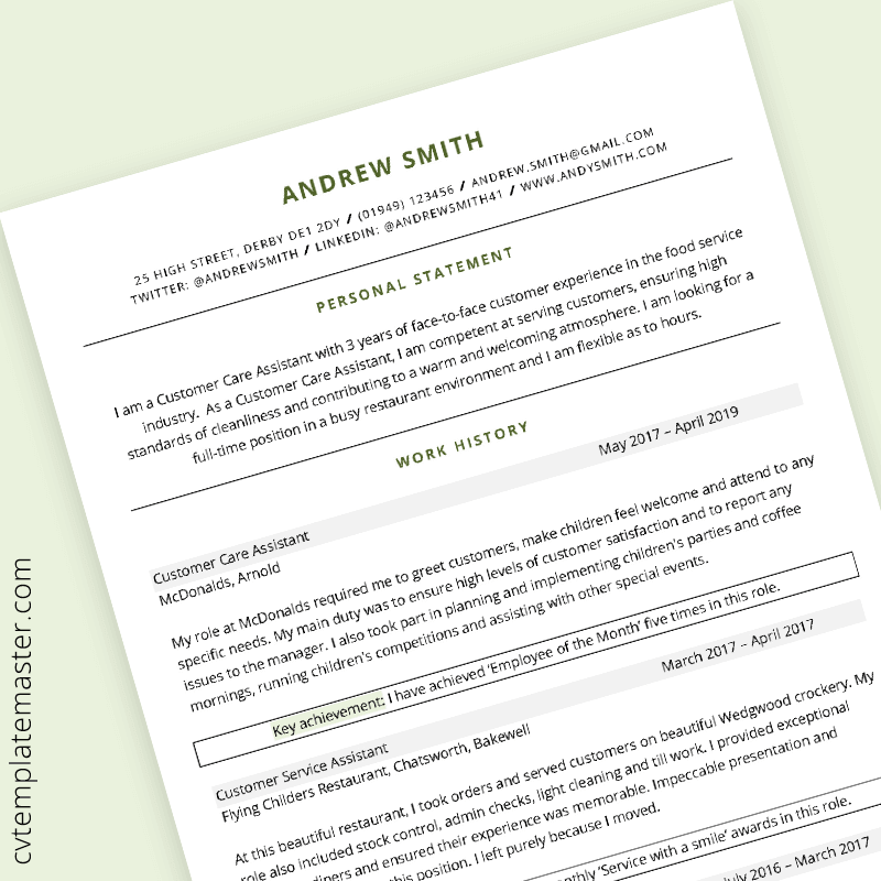 Detail Ats Friendly Resume Template Nomer 52