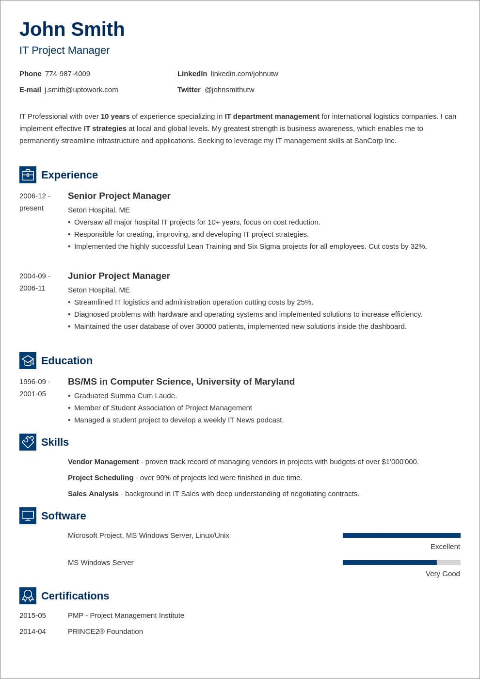 Detail Ats Friendly Resume Template Free Nomer 21