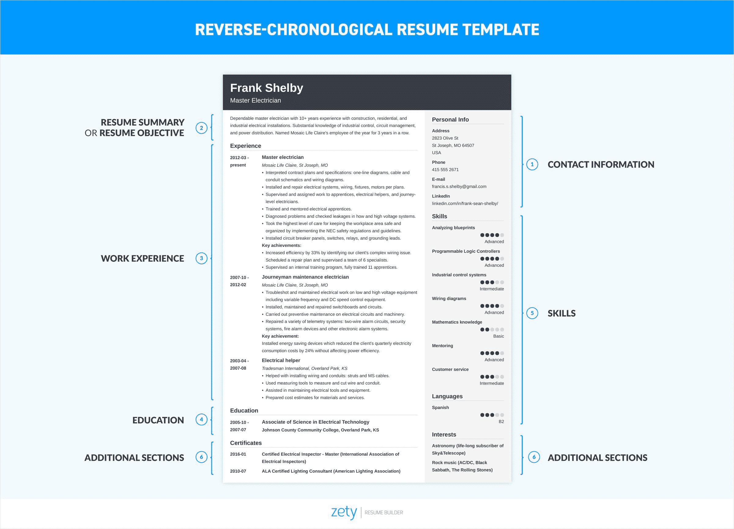 Detail Ats Friendly Resume Template Free Nomer 29