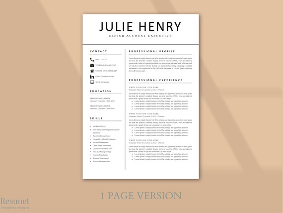 Detail Ats Friendly Resume Template Free Nomer 52