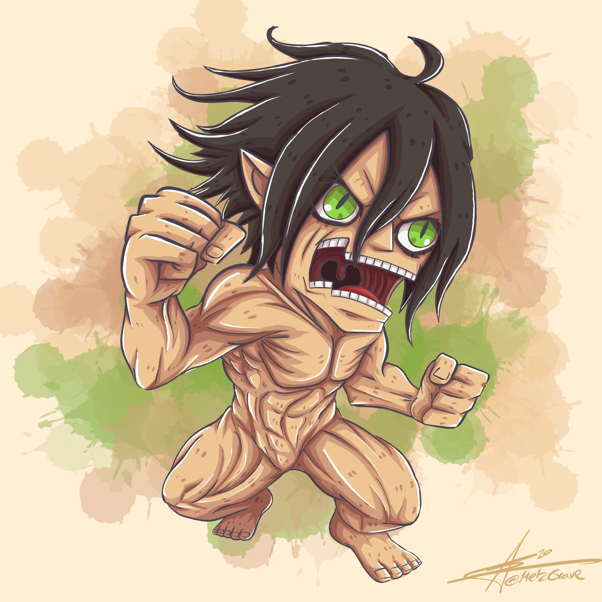 Download Attack On Titan Chibi Nomer 18