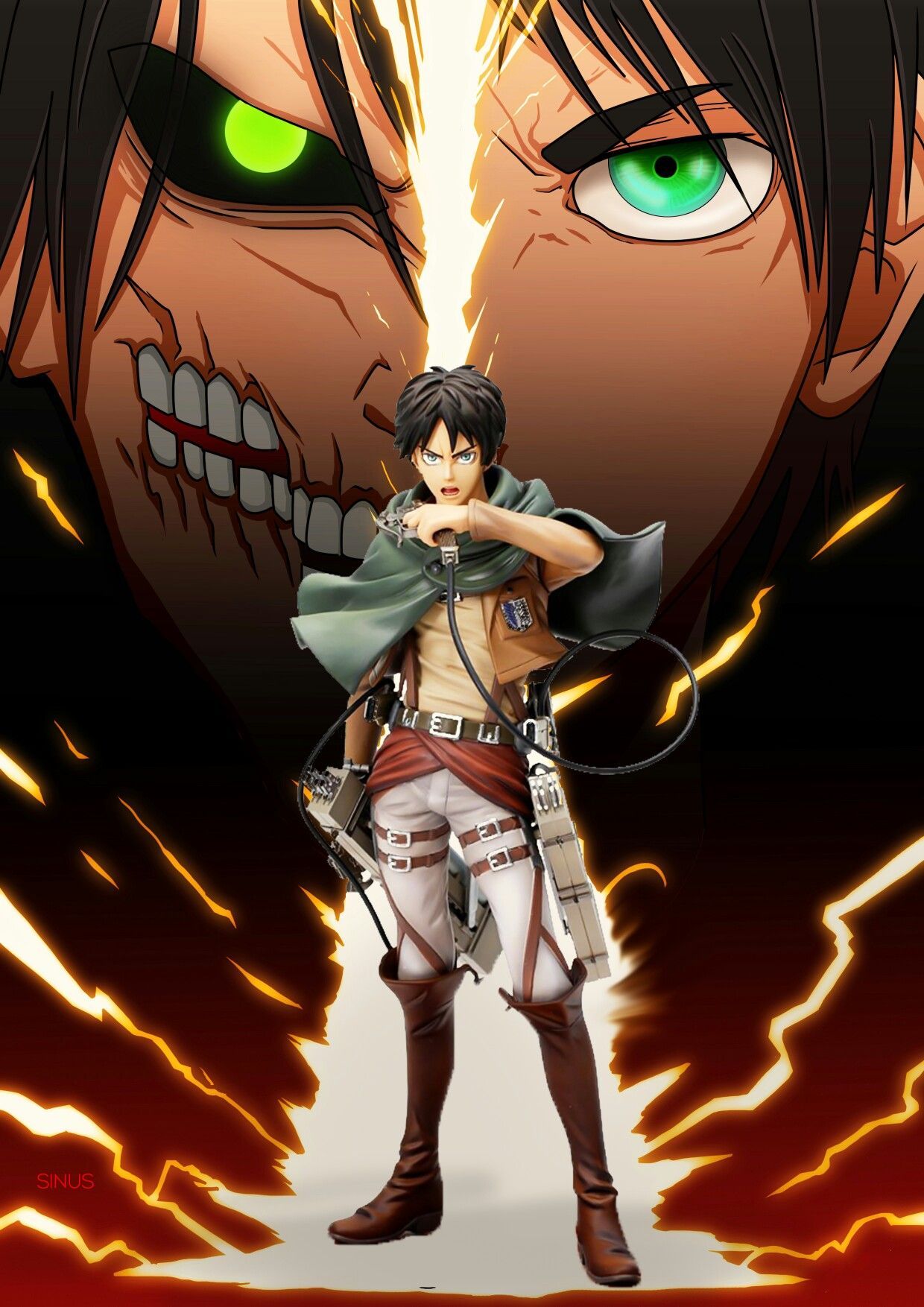 Attack On Titan Eren Wallpaper - KibrisPDR