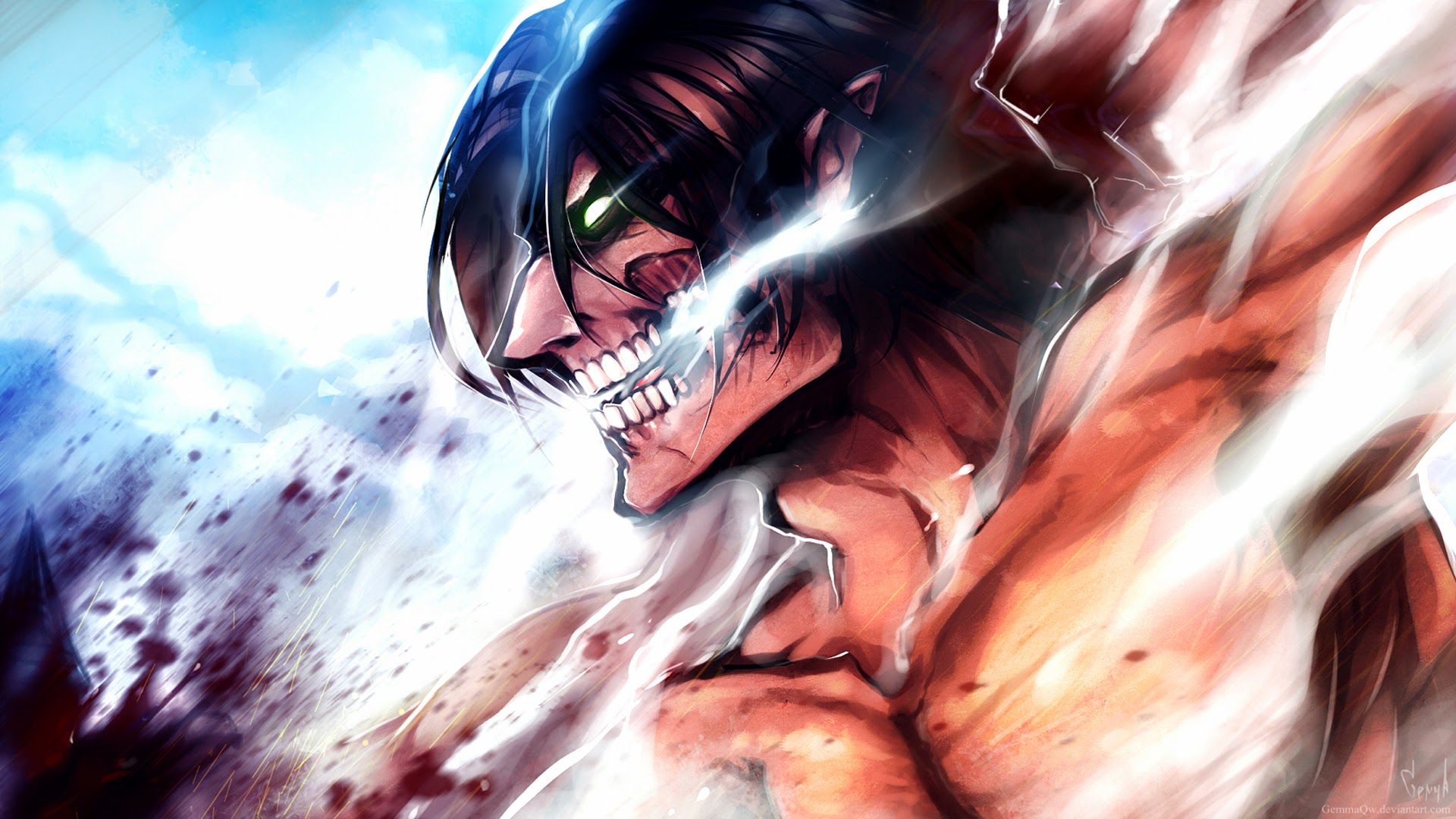 Detail Attack On Titan Eren Wallpaper Nomer 2