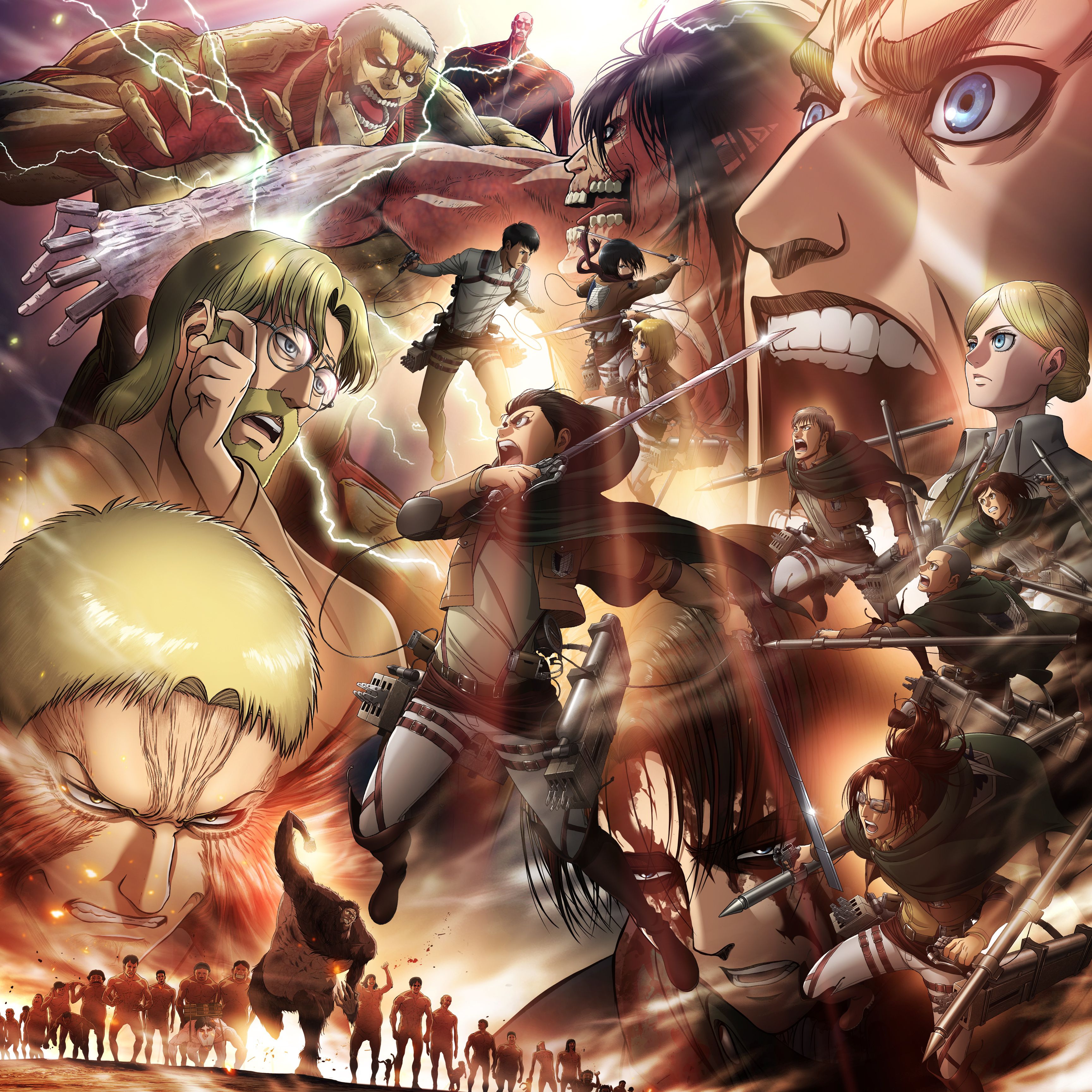 Detail Attack On Titan Season 2 Wallpaper Nomer 12