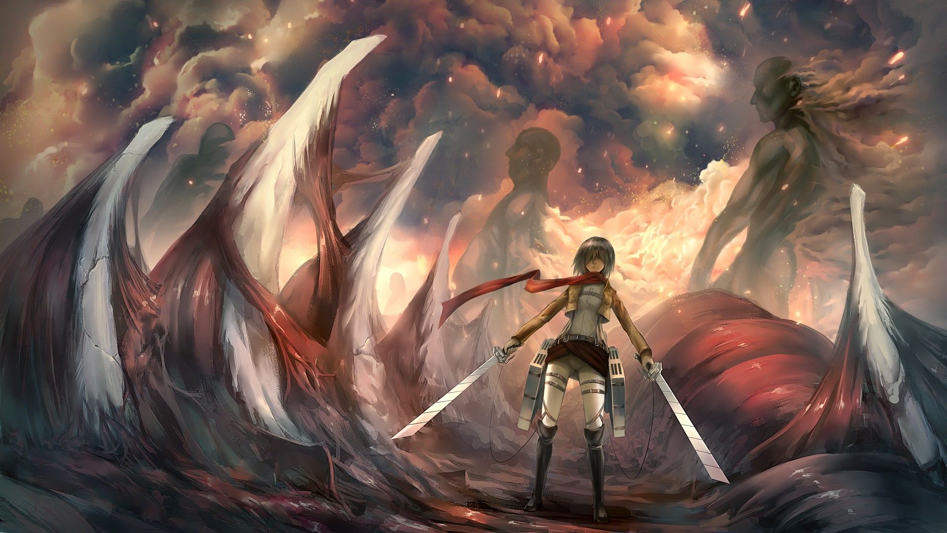 Detail Attack On Titan Wallpaper Hd Nomer 39