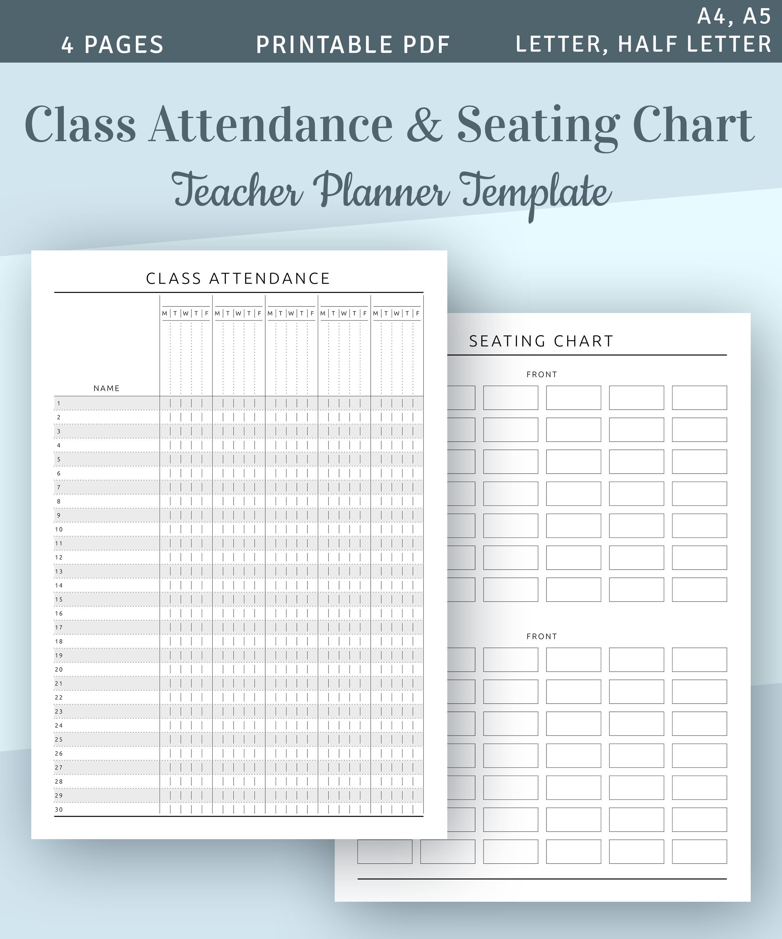 Detail Attendance Letter Template Nomer 50