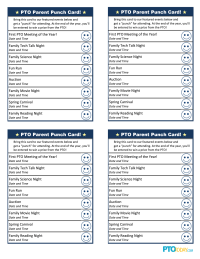 Detail Attendance Punch Card Template Nomer 21